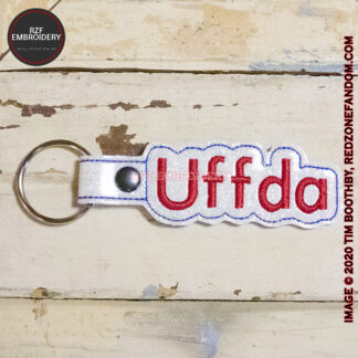 Uffda Scandinavian keyfob