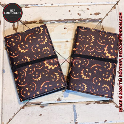 Pumpkin Faces Mini Notebook cover
