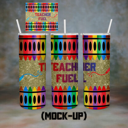 Teacher fuel 20oz tumbler