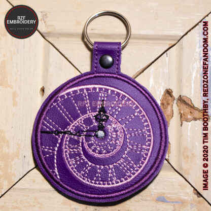 Spiral Clock Keyfob