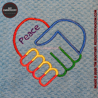Peace Rainbow Hand Towel