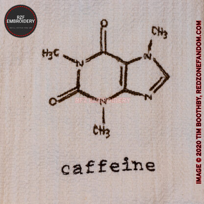 Caffeine Molecule Towel
