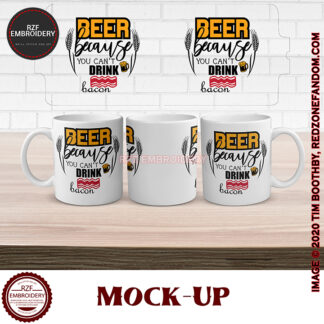 15oz Beer Because you can’t drink bacon mug