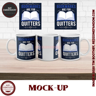 15oz Bookmarks are for quitters mug