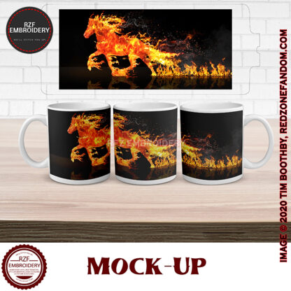 15oz Fiery Horse mug