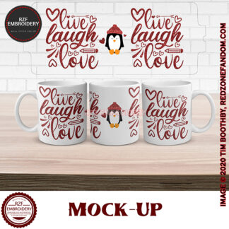 15oz Live Laugh Love mug