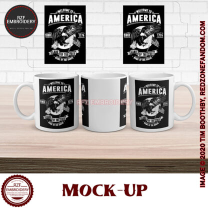 15oz Welcome to America mug