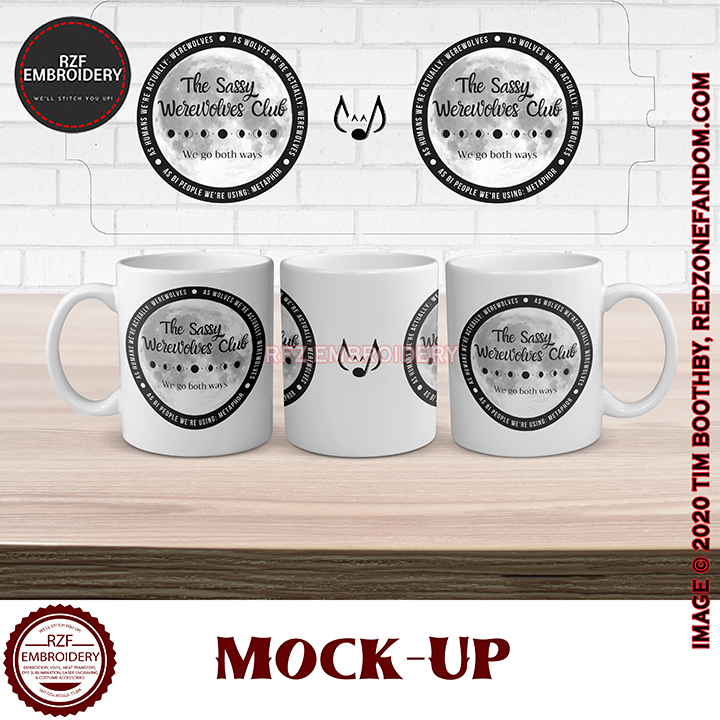 15oz Mug - The Sassy Werewolf Club