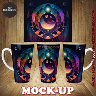 17oz Latte Mug - Space Oddity - 34