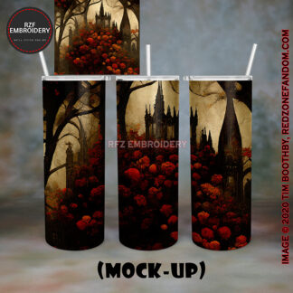 20oz Tumbler - Gothic Rose Cathedral 1
