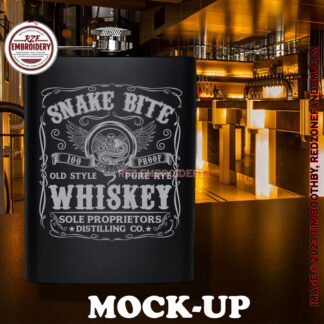 Hip Flask - Snake Bite Whiskey