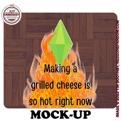 Mouse Pad - Making a grilled cheese so hot right now