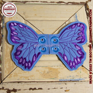 Blue Butterfly Shoe Wings
