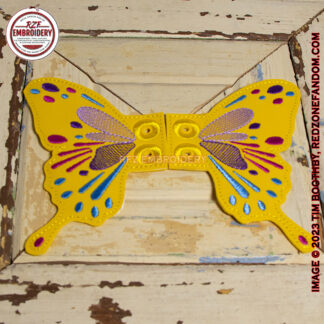 Yellow Butterfly Shoe Wings