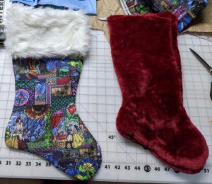 Custom made stocking.