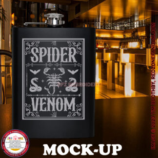 Hip Flask - Spider Venom
