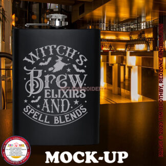 Hip Flask - Witch's Brew-Elixirs and Spell Blend
