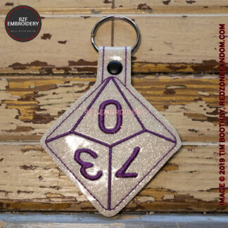 10-Sided Dice Key Fob
