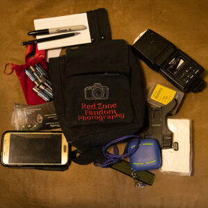 Everything that fits in my leg bag.