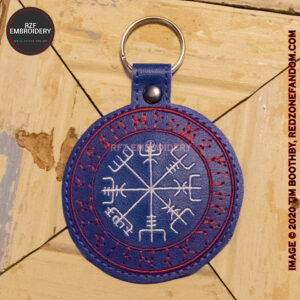 Vegvisir (Viking compass) Keyfob