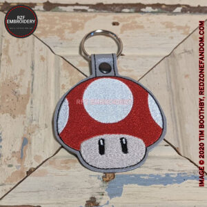 Mushroom Dude keyfob
