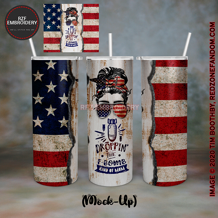 20oz - Droppin the f-bomb kind of mom tumbler