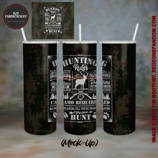 Hunting Rules 20oz tumbler
