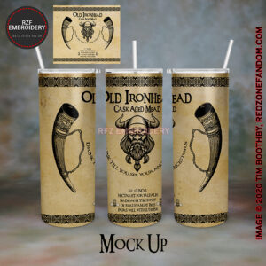 Old Ironhead Mead 20oz tumbler