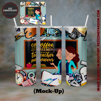 Teacher Powers 20oz tumbler