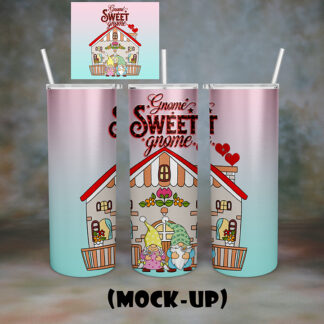 gnome sweet gnome 20oz tumbler
