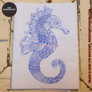 Seahorse flour sack towel