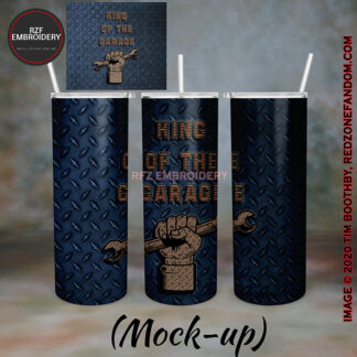 20oz King of the Garage tumbler