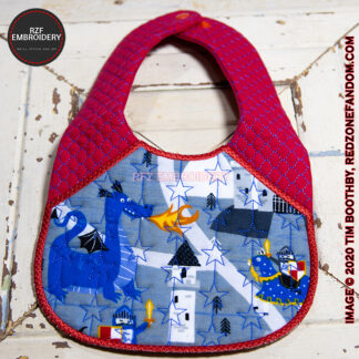 Fire Breathing Dragon Baby Bib