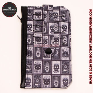 Roses and Ribcage Credit Card Wallet