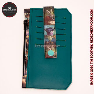 Back of wallet with credit card slots.