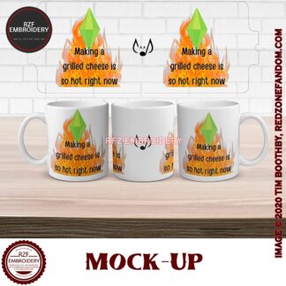 15oz Mug - Making Grilled Cheese is so hot right now