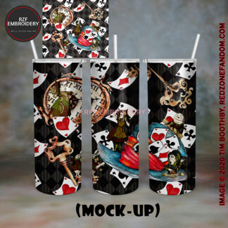 20oz Tumbler - Alice in Wonderland Original Character Art