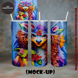 20oz Tumbler - Fox Shaman