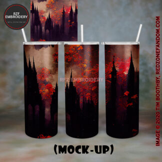 20oz Tumbler - Gothic Rose Cathedral 2