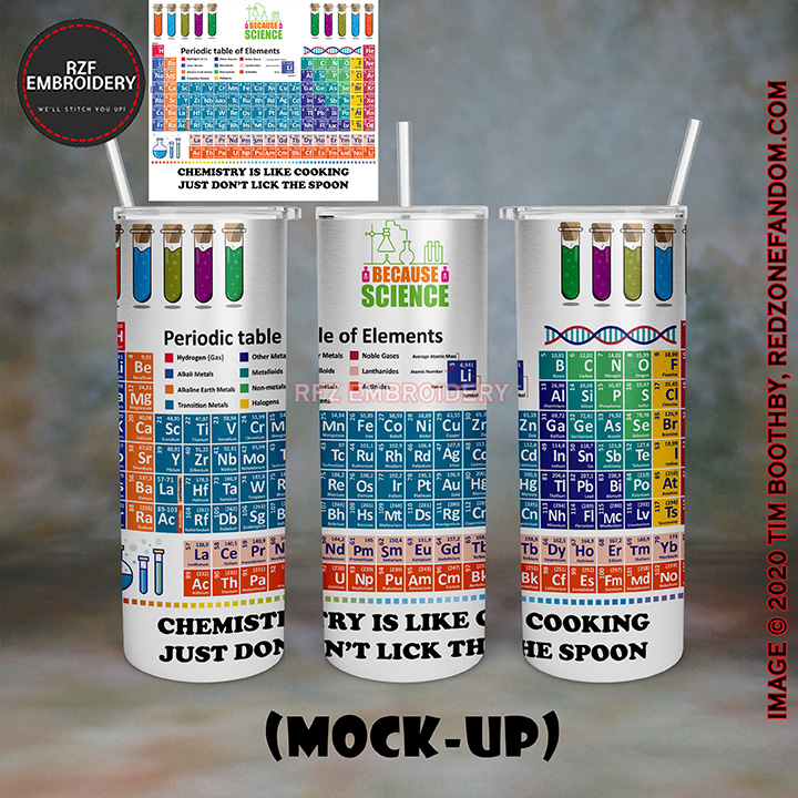 20oz Tumbler - Periodic Table