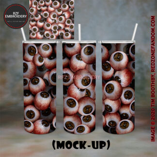 20oz Tumbler - Spooky Jar of Eyeballs