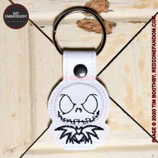 Skeleton In Tux Key Fob