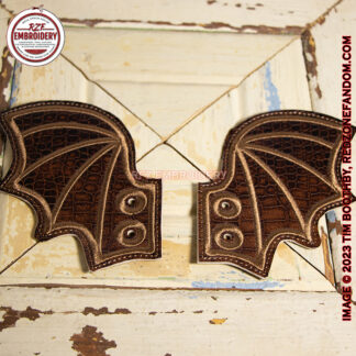 Dragon skin shoe wings