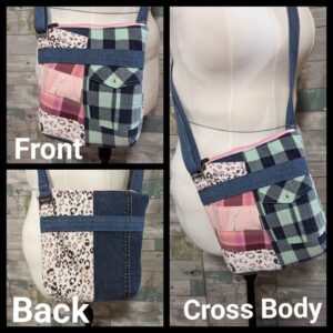 Purse made of clothing