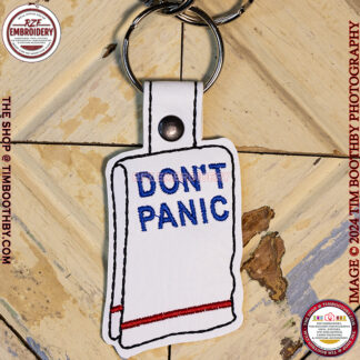 Don't Panic Towel Key Fob